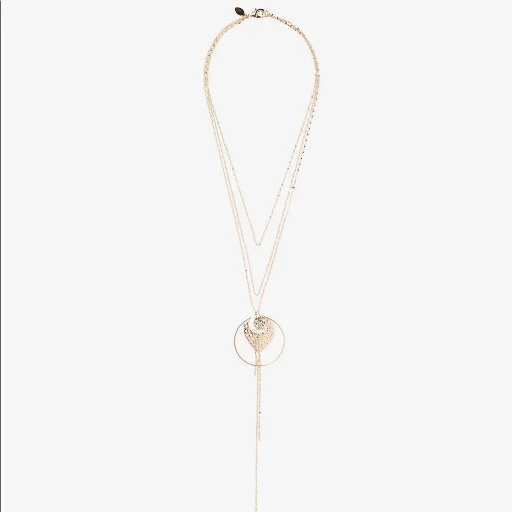 ✨HP✨Nested Floating Filigree Drop Necklace✨